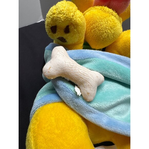 Disney Babies Pluto Plush Toy With Blanket & Bone Stuffed Animal 11" Vintage Col - Picture 4 of 13